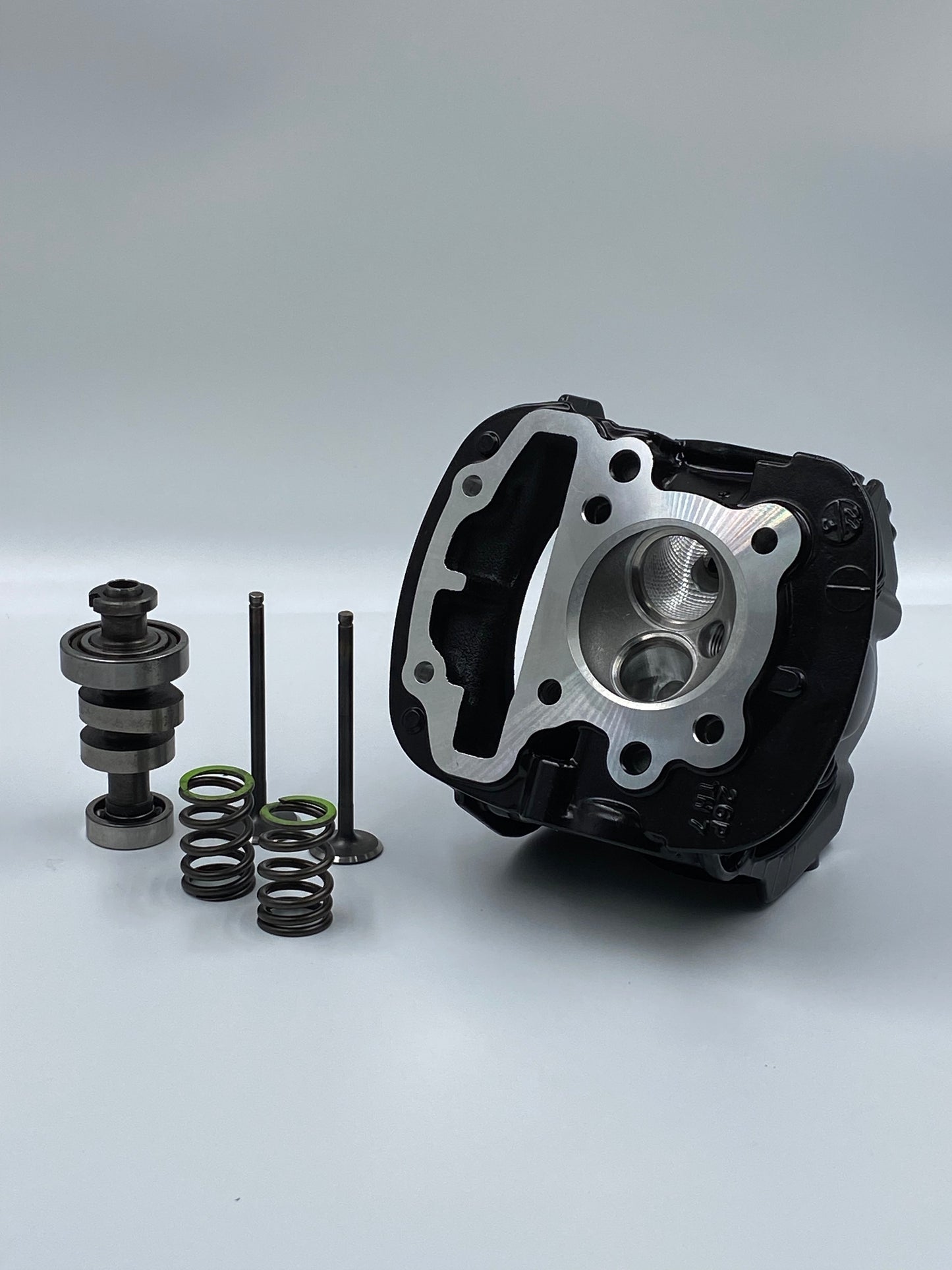 STR Cylinder Head Oversize Valves CNC dimpling Ported + Camshaft + Spring Valves  Honda GROM 125 Monkey 125 ST DAX 125 2022-2024