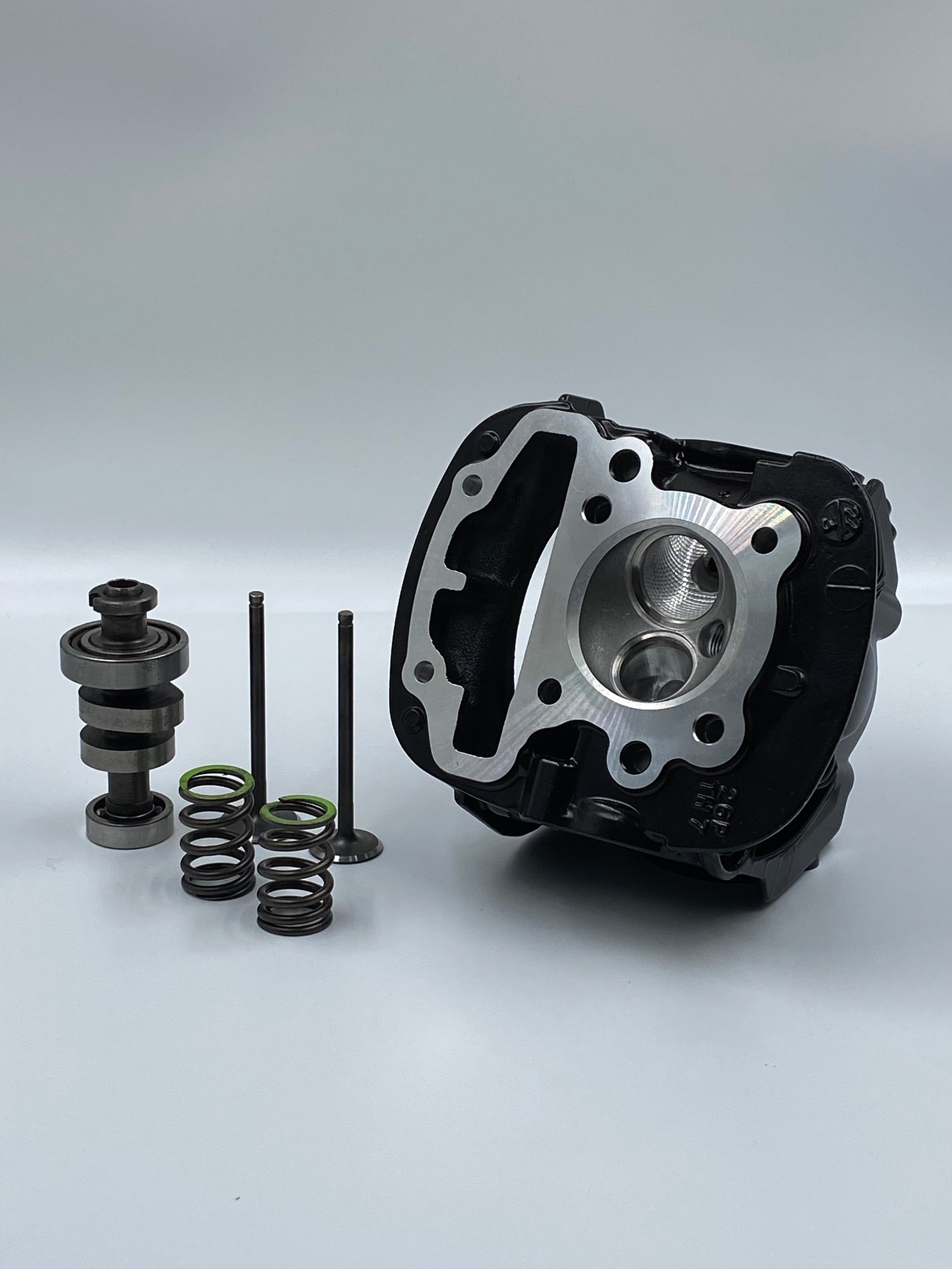 STR Cylinder Head Oversize Valves CNC dimpling Ported + Camshaft + Spring Valves  Honda GROM 125 Monkey 125 ST DAX 125 2022-2024
