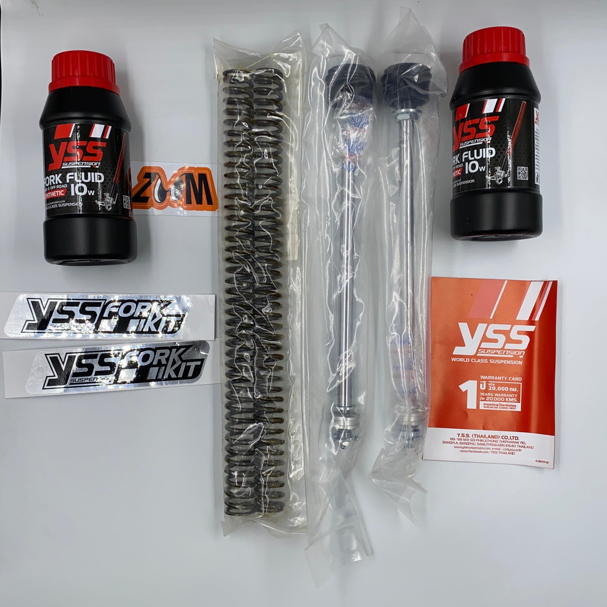 YSS Front Fork Spring Upgrade kit Honda Monkey 125 2018-2024 60-90 & 90-110 KG